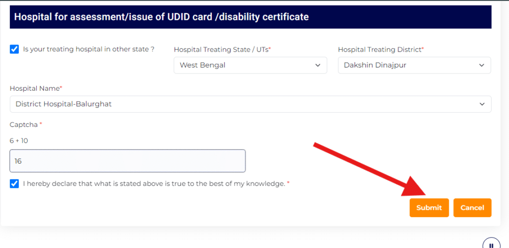 UDID Card Online Apply