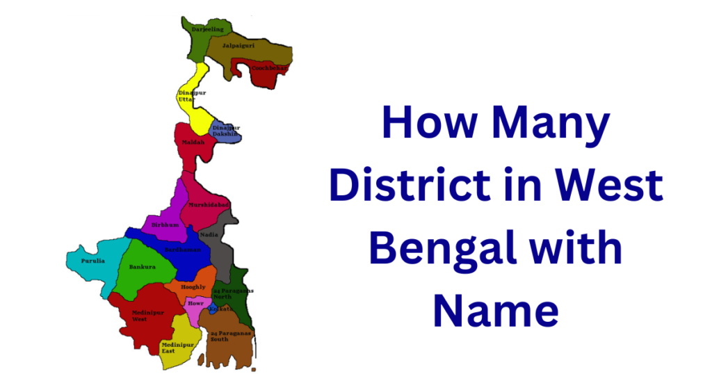 How Many District in West Bengal with Name