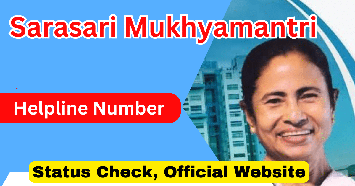 Sarasari Mukhyamantri Helpline Number for Citizens of West Bengal (9137091370)