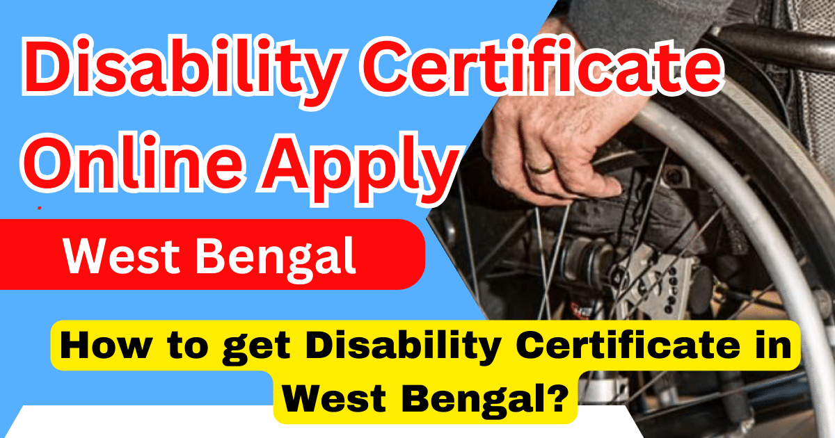 Disability Certificate Online Apply West Bengal