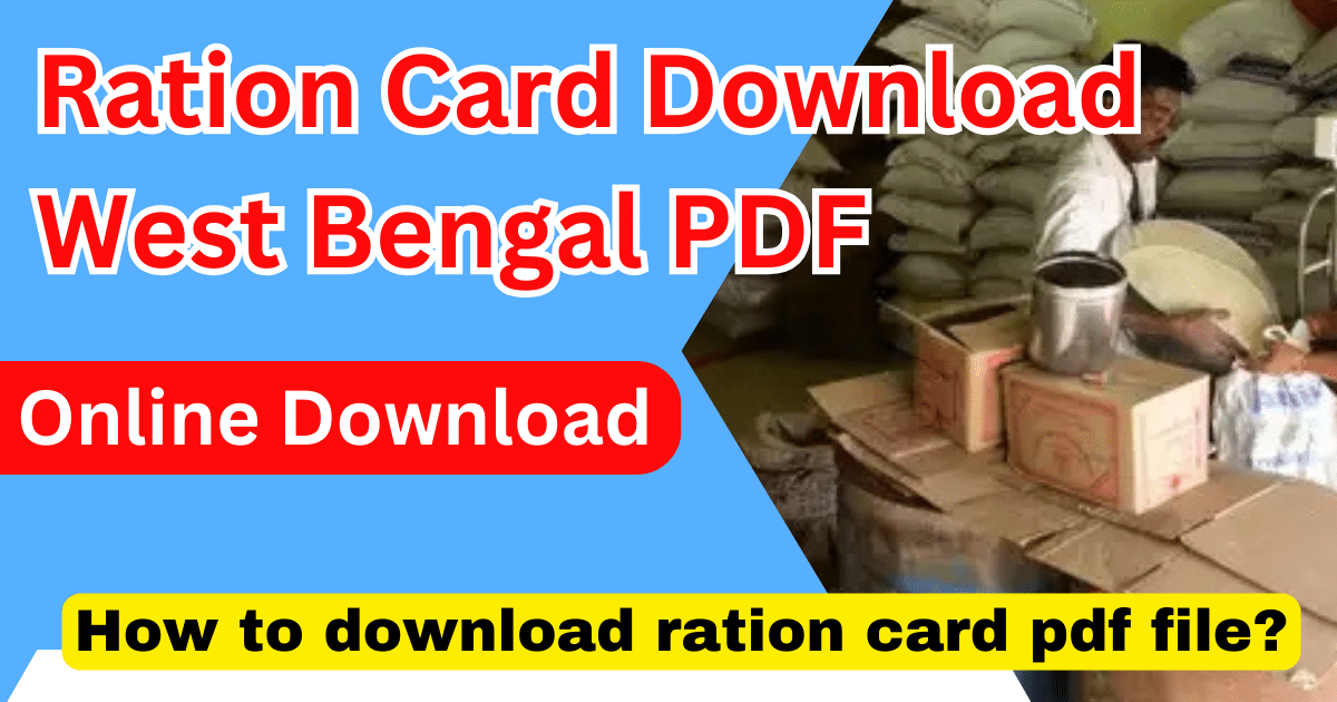 Ration Card Download West Bengal PDF