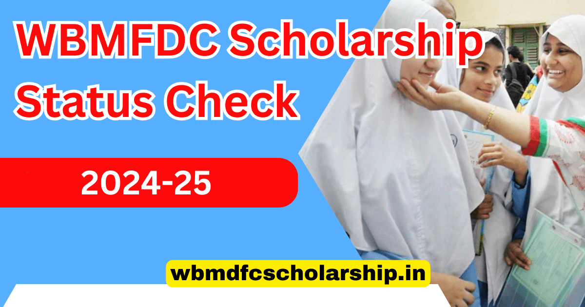 WBMFDC Scholarship Status Check