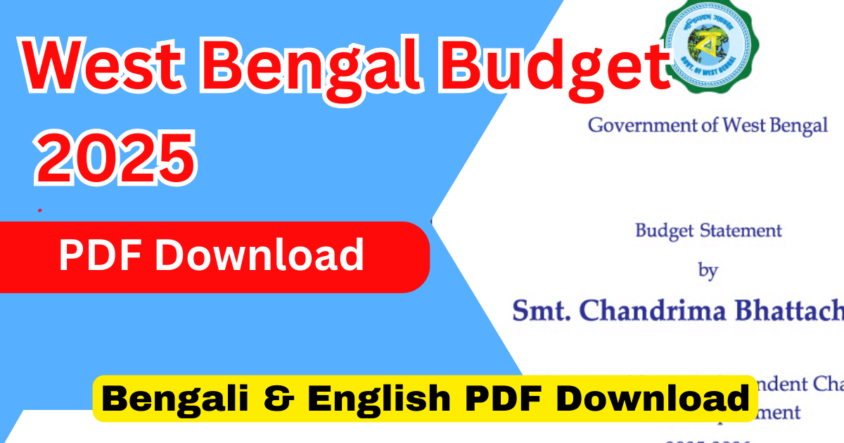 West Bengal Budget 2025 PDF Download