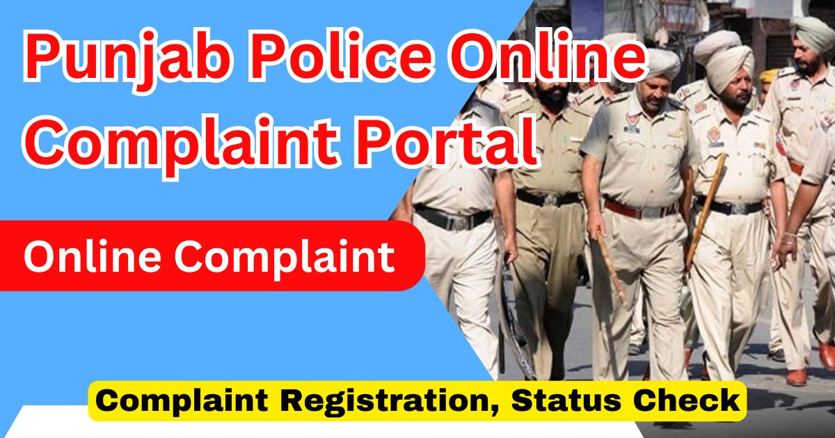 Punjab Police Online Complaint Portal