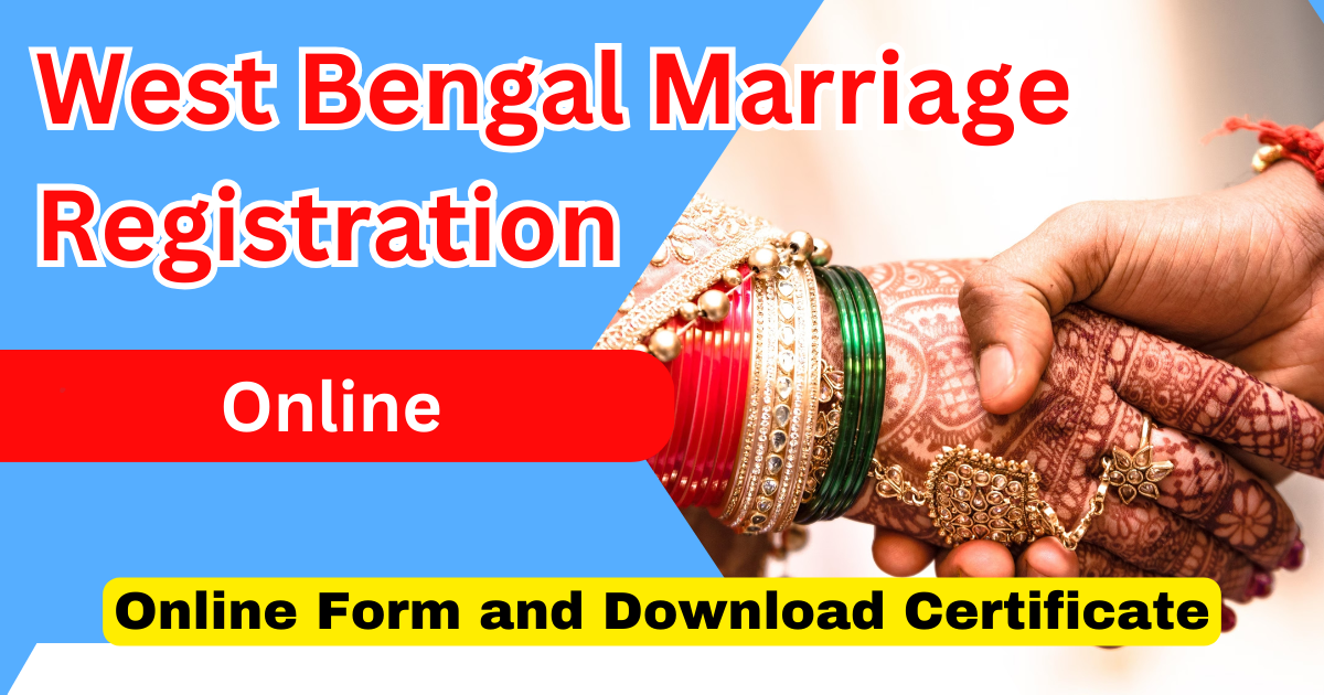 West Bengal Marriage Registration Online