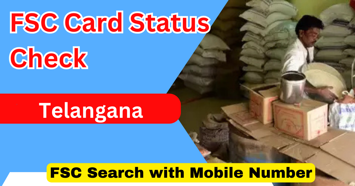 FSC Card Status Check Telangana