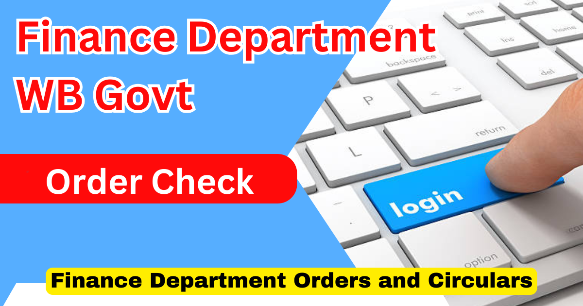 Finance Department WB Govt Order Check