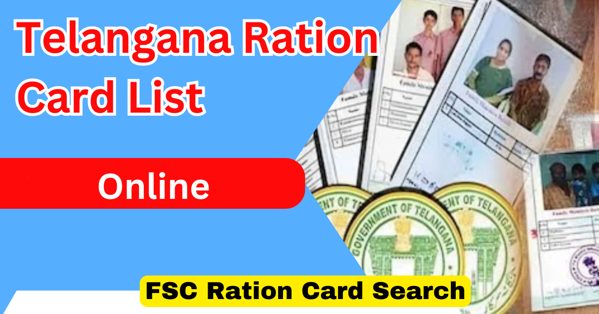 Telangana Ration Card List