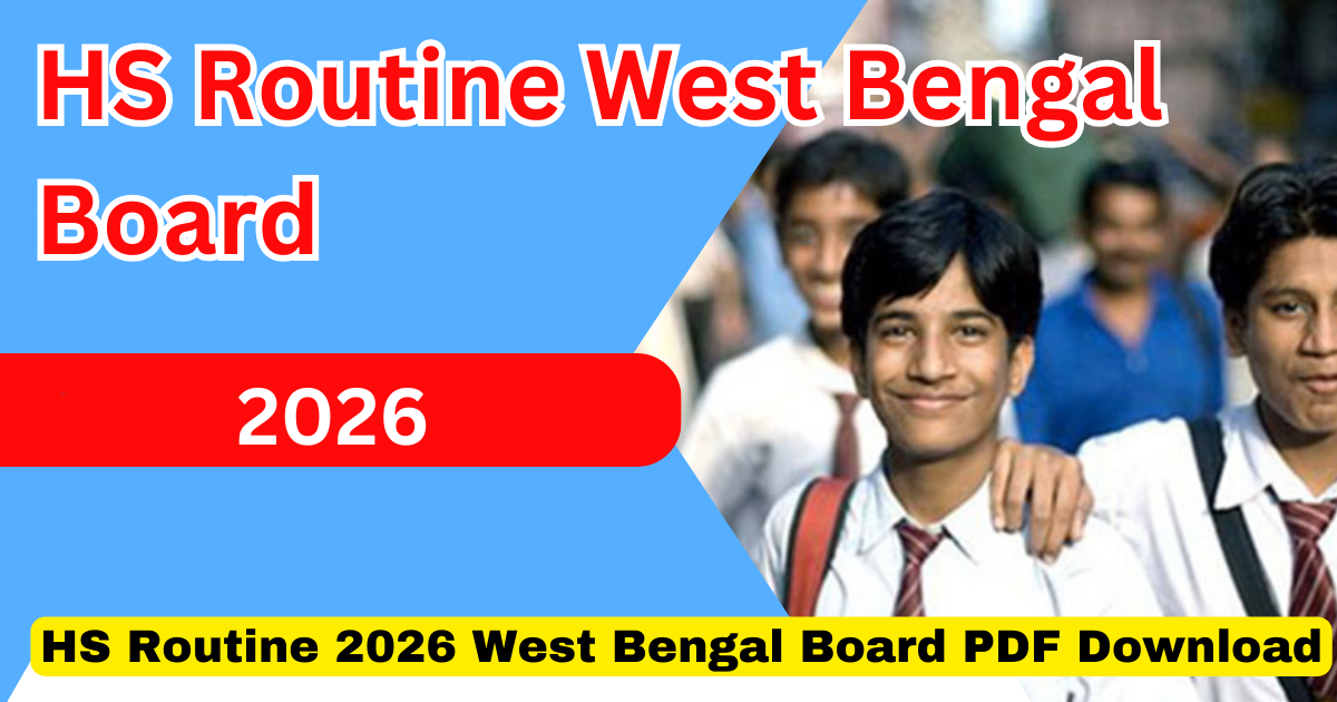 hs routine 2026 west bengal board