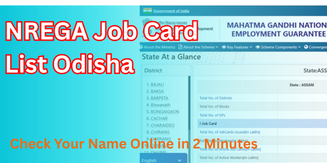 NREGA Job Card List Odisha