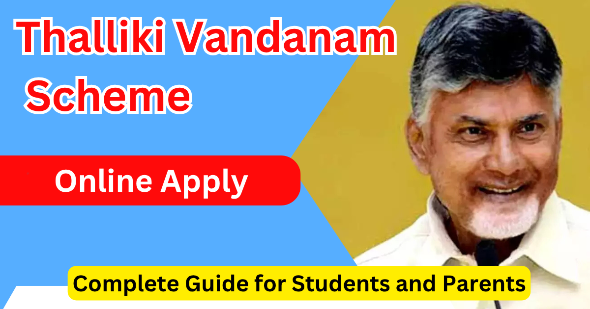 Thalliki Vandanam Scheme Apply Online