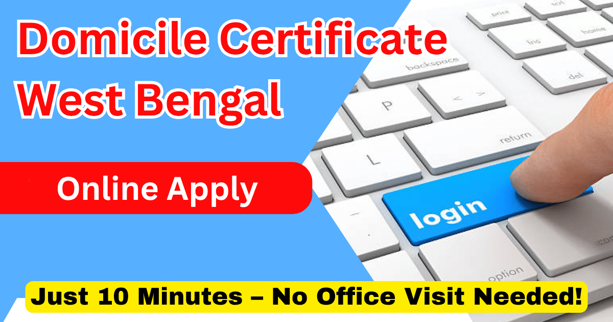 domicile certificate West Bengal online apply