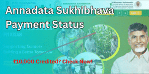 Annadata Sukhibhava Payment Status 2025: ₹10,000 Credited? Check Now!