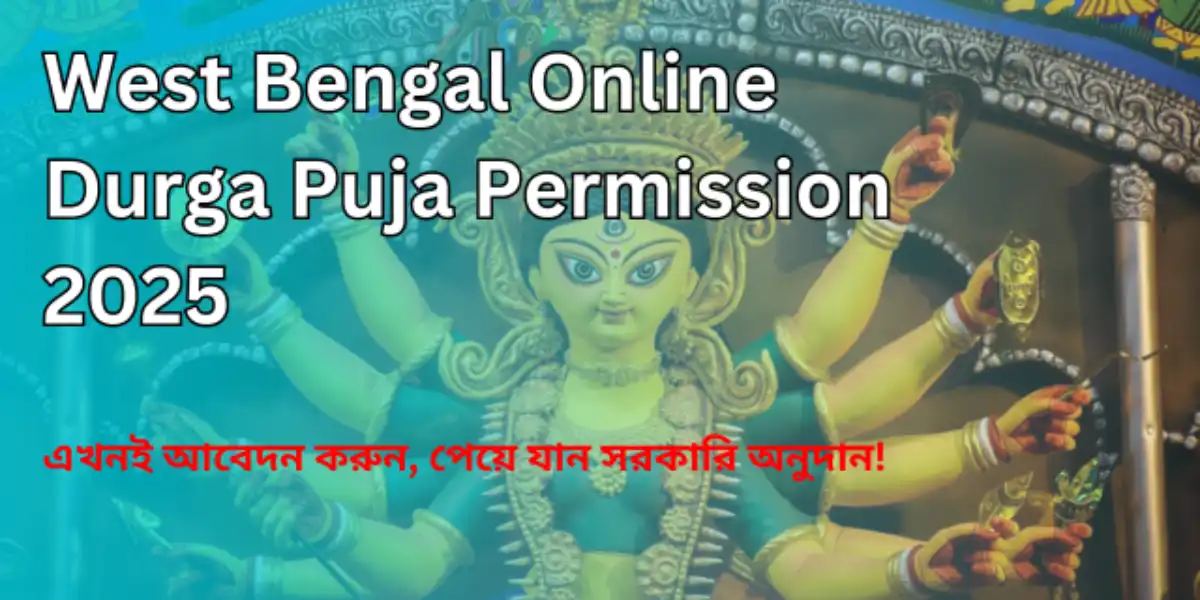 West Bengal Online Durga Puja Permission 2025