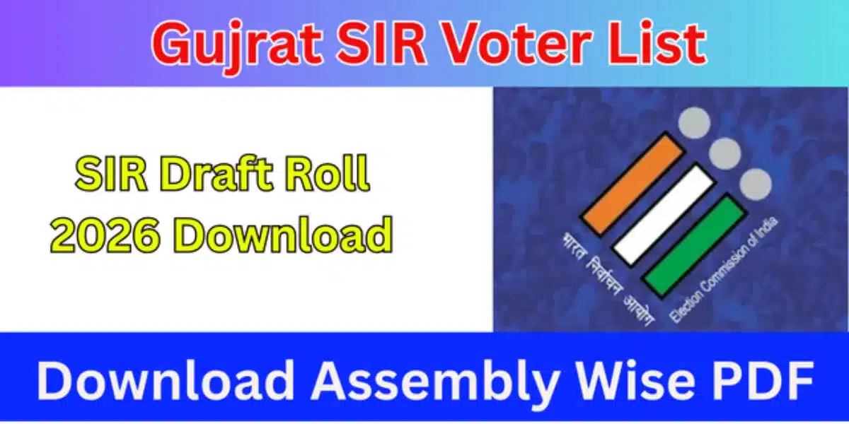 Gujarat SIR Voter List PDF Download 2026
