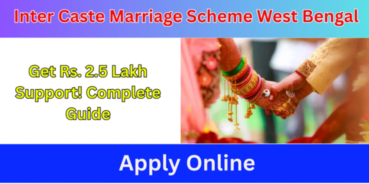 Inter Caste Marriage Scheme West Bengal Online Apply