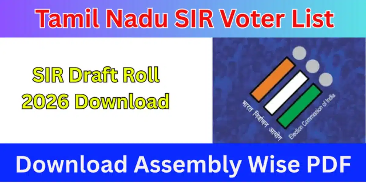 Tamil Nadu SIR Voter List Download 2026