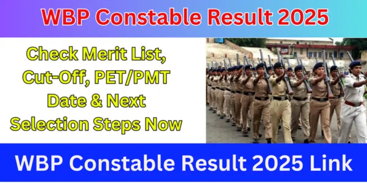 WBP Constable Result 2025