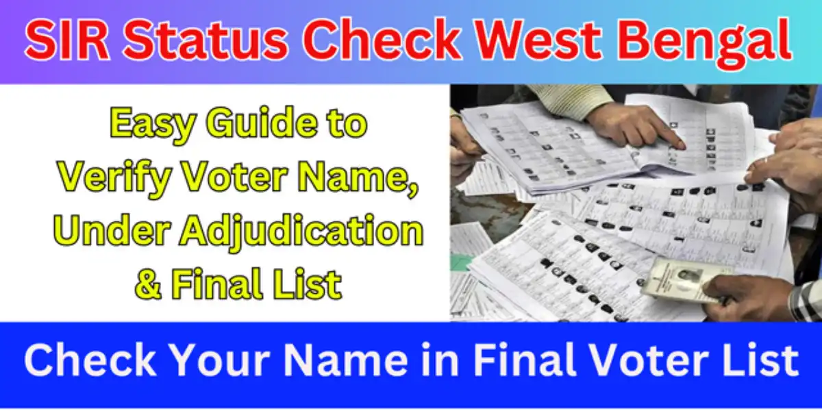 SIR Status Check West Bengal Online